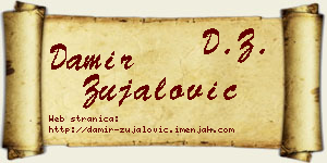 Damir Zujalović vizit kartica
